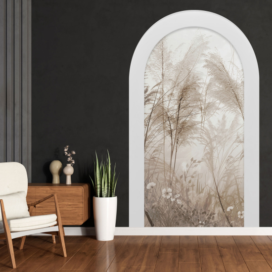 Adesivo Murale - Illusione ottica - Arco - Foresta