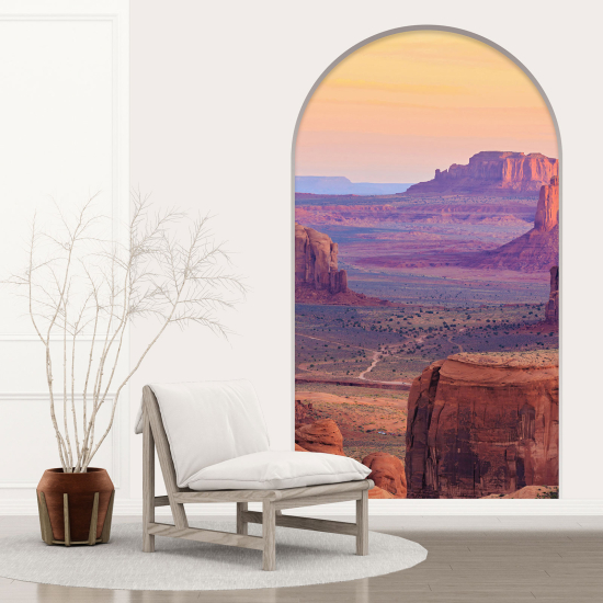 Adesivo Murale - Illusione ottica - Arco - Grand Canyon