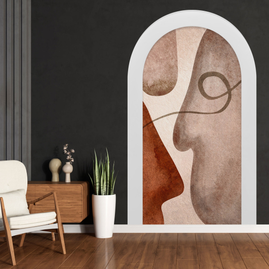 Adesivo Murale - Illusione ottica - Arco - Moderno