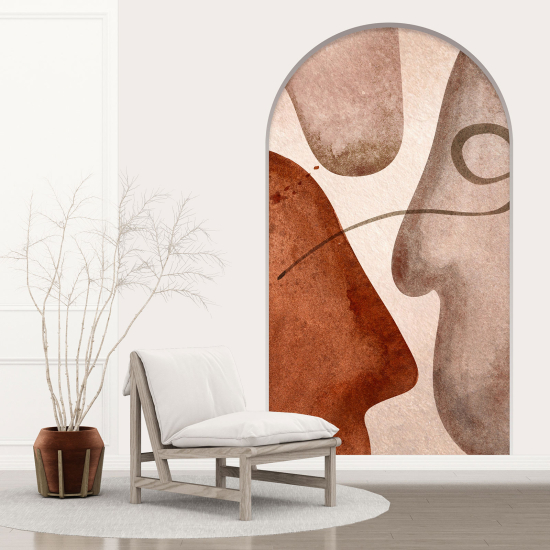 Adesivo Murale - Illusione ottica - Arco - Moderno