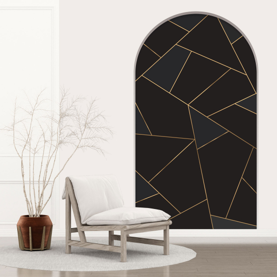 Adesivo Murale - Illusione ottica - Arco - Motivo Geometrico