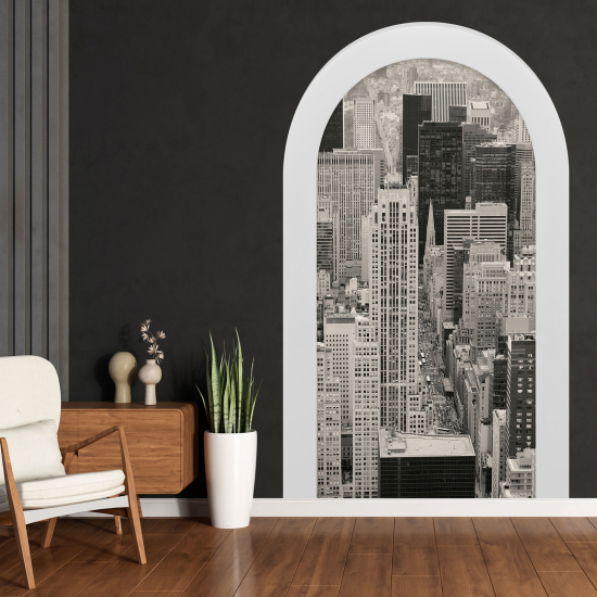 Adesivo Murale - Illusione ottica - Arco - New York