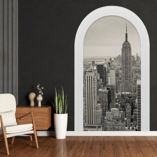 Adesivo Murale - Illusione ottica - Arco - New York