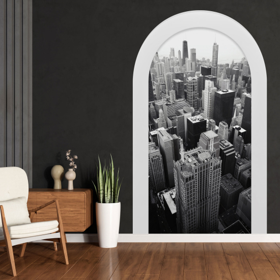 Adesivo Murale - Illusione ottica - Arco - New York