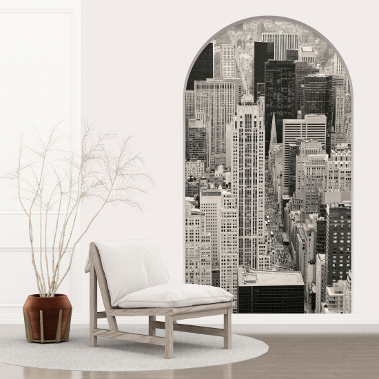 Adesivo Murale - Illusione ottica - Arco - New York