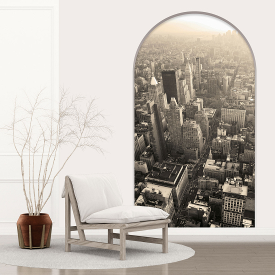Adesivo Murale - Illusione ottica - Arco - New York