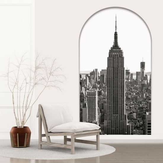 Adesivo Murale - Illusione ottica - Arco - New York