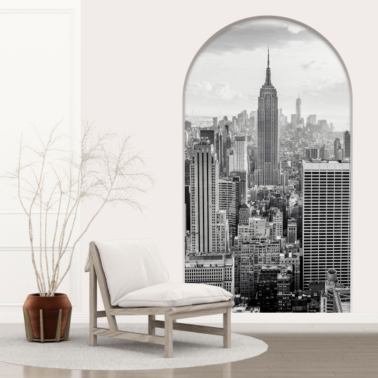 Adesivo Murale - Illusione ottica - Arco - New York
