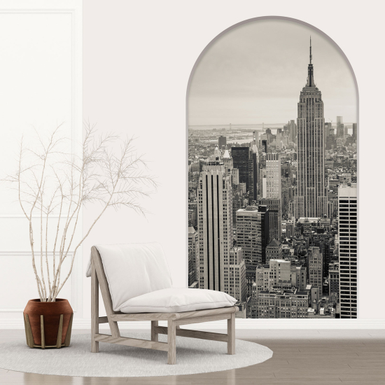 Adesivo Murale - Illusione ottica - Arco - New York