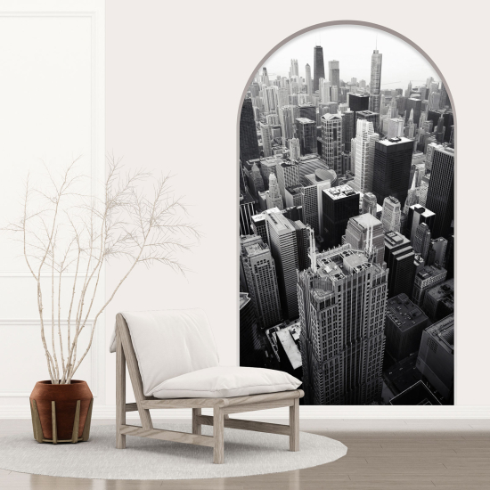Adesivo Murale - Illusione ottica - Arco - New York