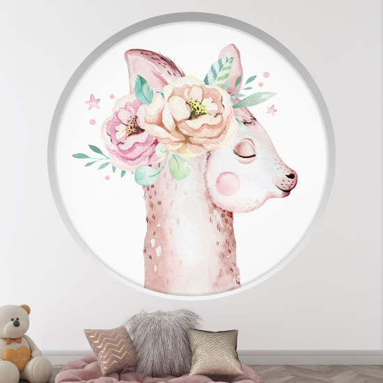 Adesivo Murale - Illusione ottica - Arco rotondo per Bambini - Lama
