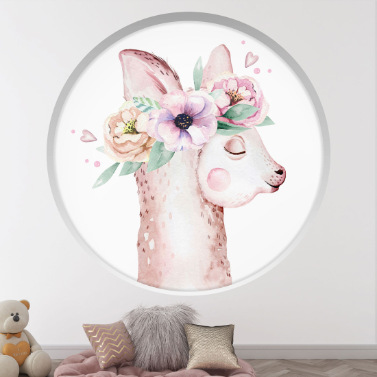 Adesivo Murale - Illusione ottica - Arco rotondo per Bambini - Lama