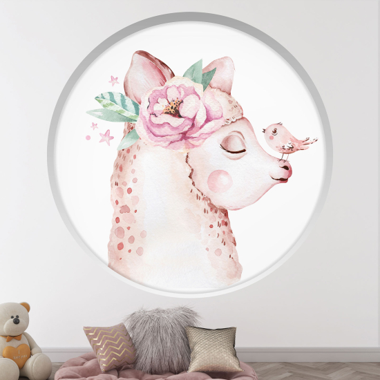 Adesivo Murale - Illusione ottica - Arco rotondo per Bambini - Lama