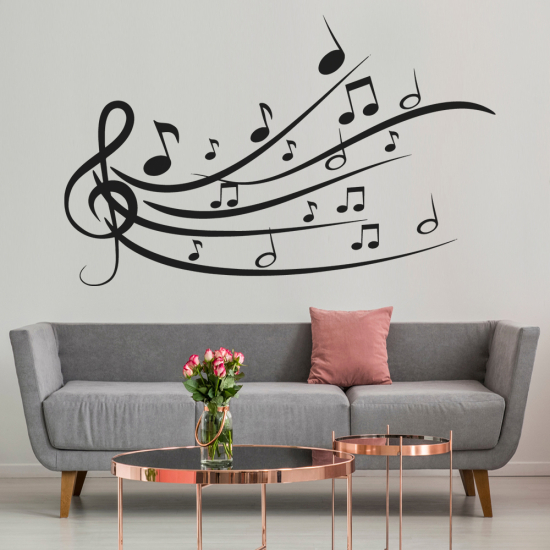 Adesivo Murale - Portata musicale