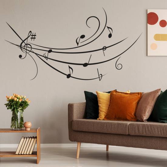 Adesivo Murale - Portata musicale