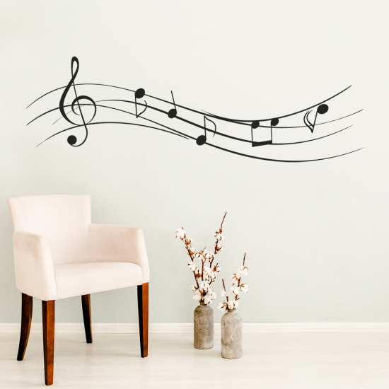 Adesivo Murale - Portata musicale