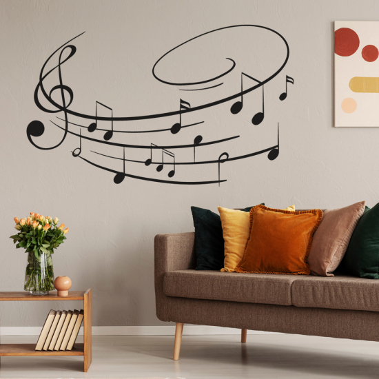 Adesivo Murale - Portata musicale