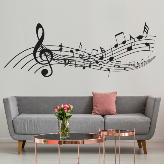 Adesivo Murale - Portata musicale
