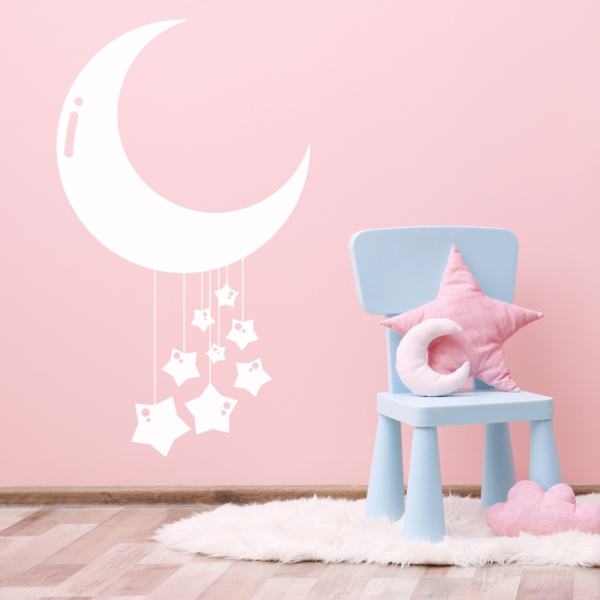 Adesivo Murale - Stelle Luna