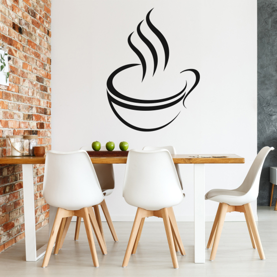 Adesivo Murale - Tazza da caffè