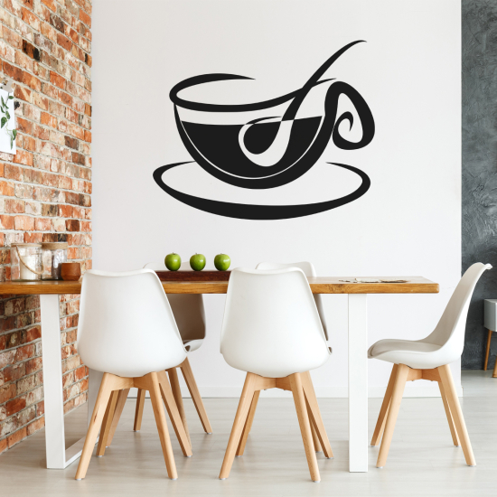 Adesivo Murale - Tazza da caffè