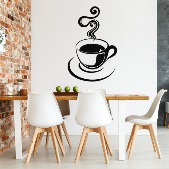 Adesivo Murale - Tazza da caffè