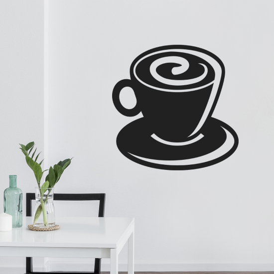 Adesivo Murale - Tazza da caffè