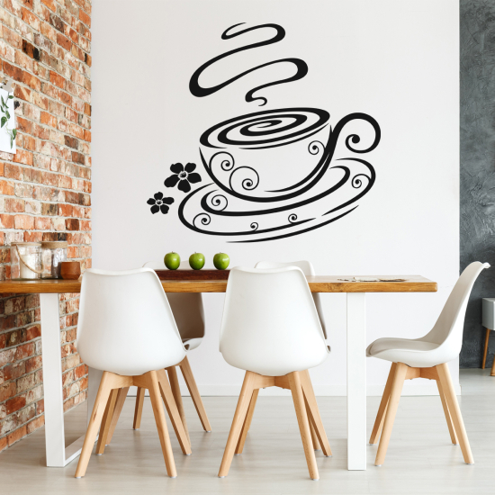 Adesivo Murale - Tazza da caffè