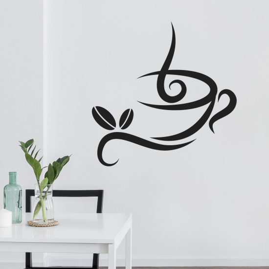 Adesivo Murale - Tazza da caffè