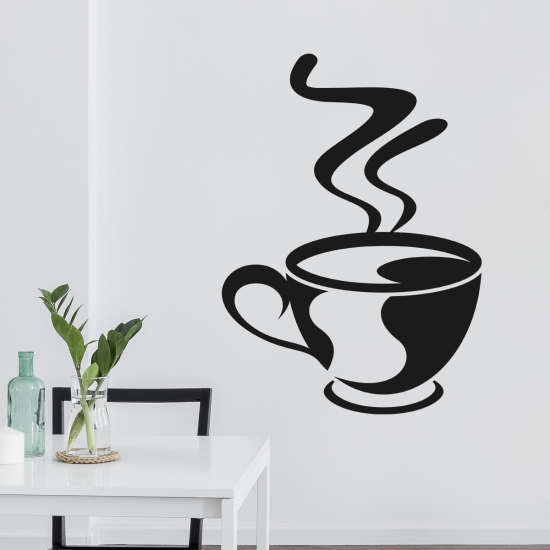 Adesivo Murale - Tazza da caffè