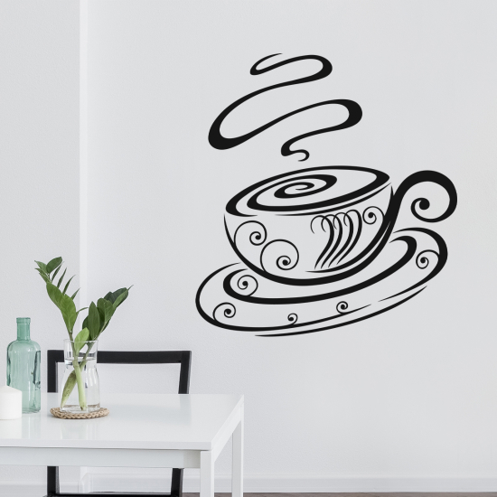 Adesivo Murale - Tazza di caffè