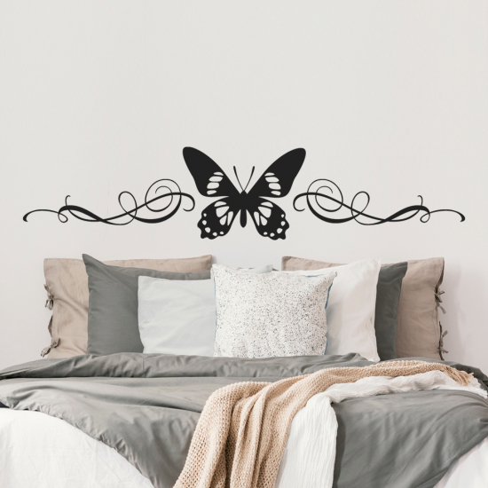 Adesivo Murale - Testiera Papillon