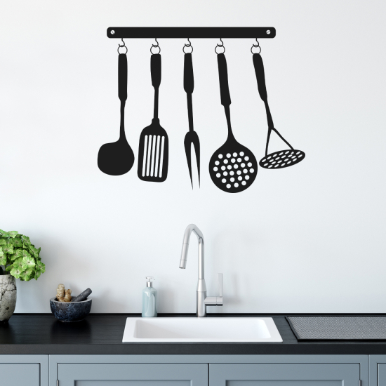 Adesivo Murale - Utensili da cucina