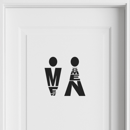 Adesivo Murale - WC
