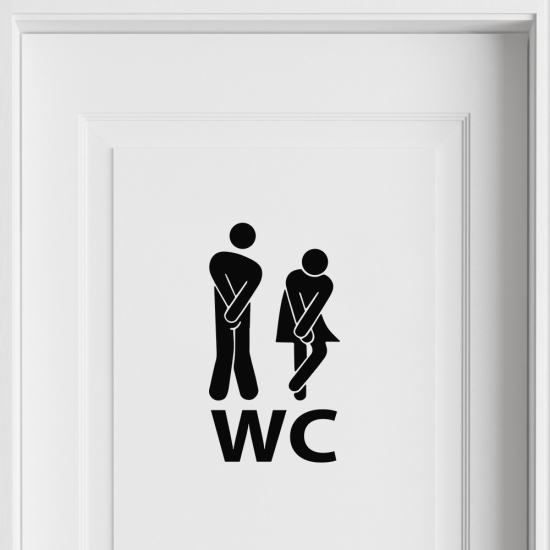 Adesivo Murale - WC