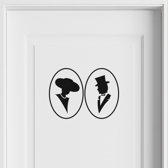 Adesivo Murale - WC
