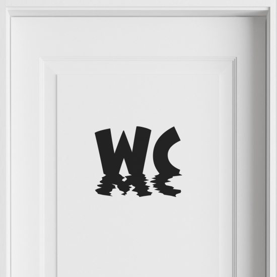 Adesivo Murale - WC