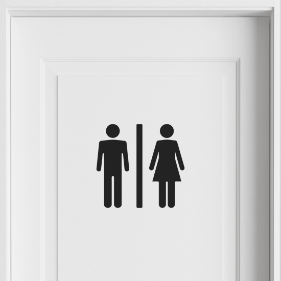 Adesivo Murale - WC