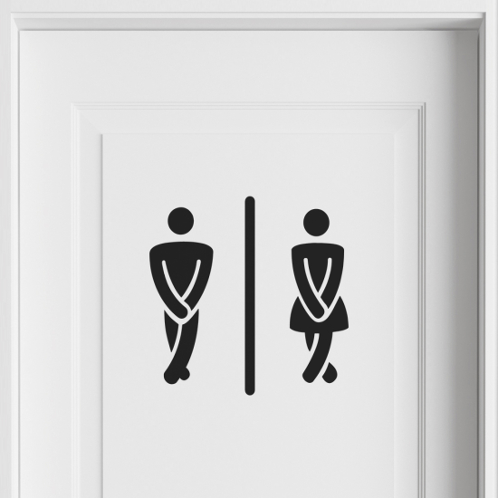 Adesivo Murale - WC