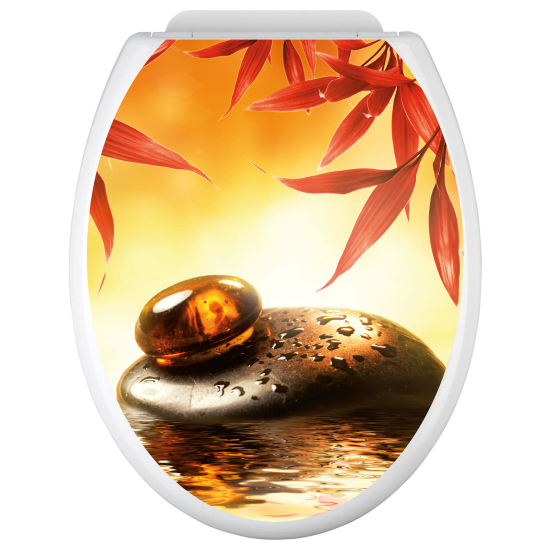 Adesivo per copriwater - WC - Ambra