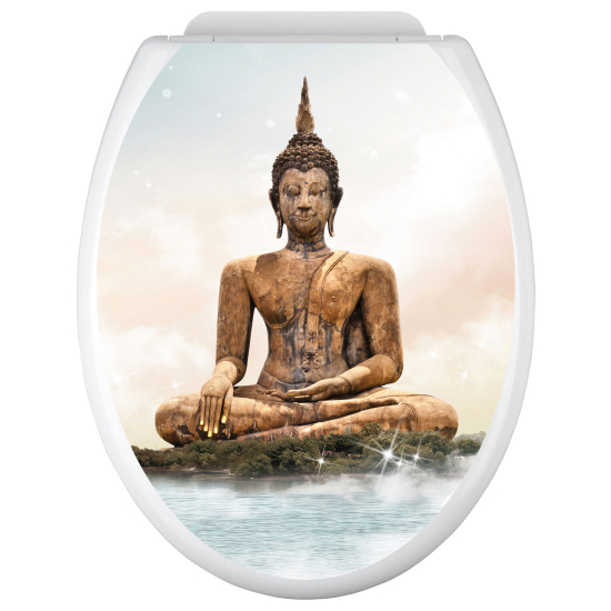 Adesivo per copriwater - WC - Buddha