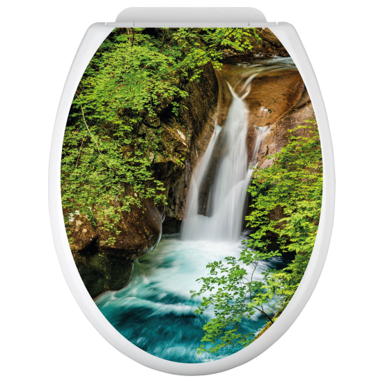 Adesivo per copriwater - WC - Cascata