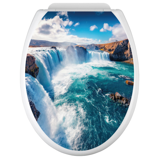 Adesivo per copriwater - WC - Cascate