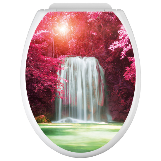 Adesivo per copriwater - WC - Cascate