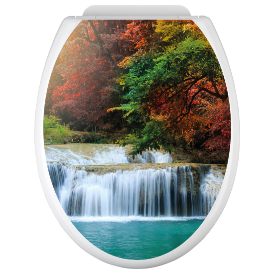 Adesivo per copriwater - WC - Cascate
