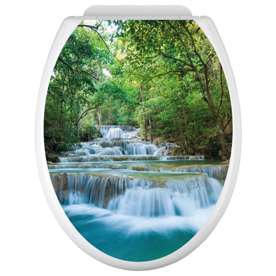 Adesivo per copriwater - WC - Cascate