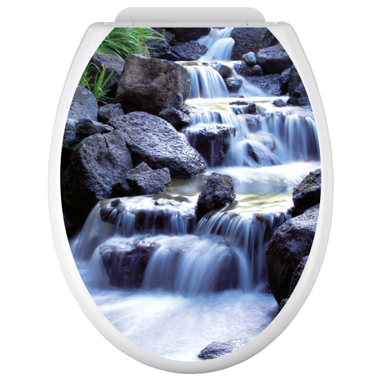 Adesivo per copriwater - WC - Cascate