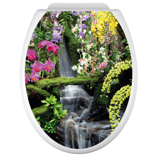 Adesivo per copriwater - WC - Cascate naturali