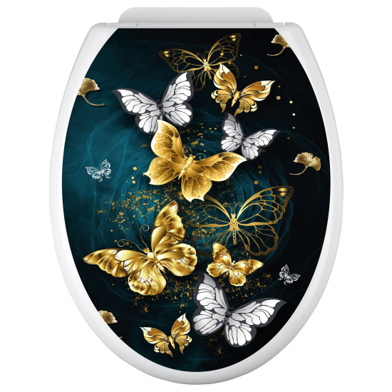 Adesivo per copriwater - WC - Farfalle