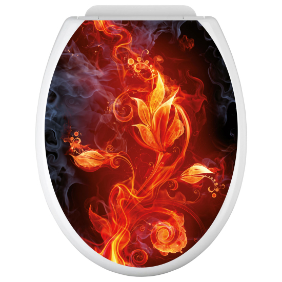 Adesivo per copriwater - WC - Fiore